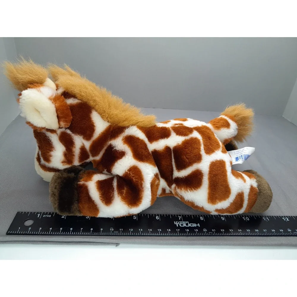 Laying Giraffe Plush Stuffed Animal Spotted Brown White Safari Toy‎ 12 Inch